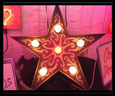 Star Bulb Sign 3