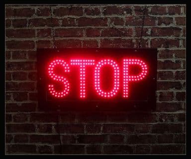 Stop LED Sign