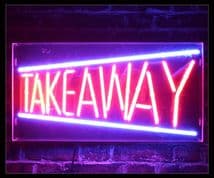 Takeaway Neon Sign
