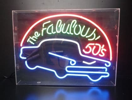 The Fabulous 50's Neon Sign