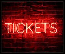 Tickets Neon Sign