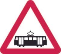 Tramcars Crossing Ahead