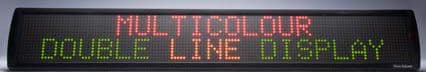 Tri Colour single / Bi line Indoor LED Display in 2 different sizes 37 or 76mm character height