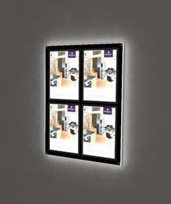 Wall mounted LED Colored Light Pockets