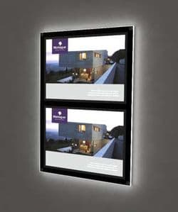 Wall mounted LED Colored Light Pockets