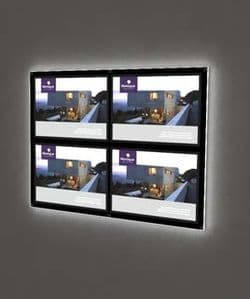 Wall mounted LED Colored Light Pockets