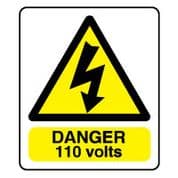 Warn085 - Danger 110 Volts