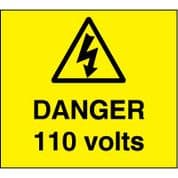 Warn087 - Danger 110 Volts 3