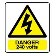 Warn092 - Danger 240 Volts 2