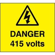 Warn096 - Danger 415 Volts