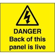 Warn115 - Danger Back Panel