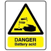 Warn116 - Danger Battery Acid