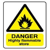 Warn153 - Danger Flammable