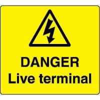 Live Box Warning Warn182 - Danger Live