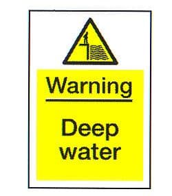 Warning Deep Water