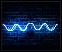 Wavy Line Neon Sign