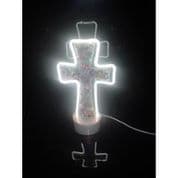 White Cross Neon