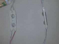 Wide angle LED module for shallow letters/sign cases.