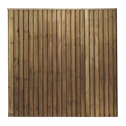 Double Sided Feathered Edge Fencing Panel