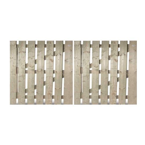 Palisade Double Driveway Gates