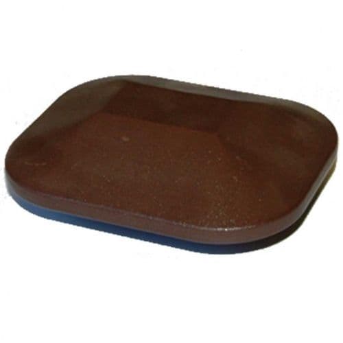 Walnut Eco Fencing Flat Plastic Post Cap