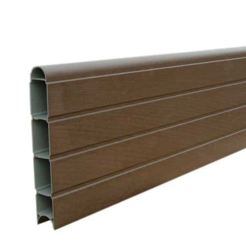 Walnut Eco Fencing Plastic Board