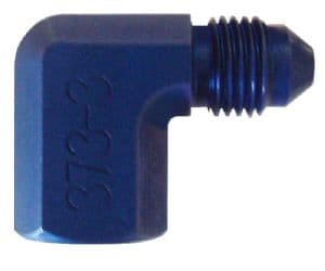 -3 AN Male to 1/8 NPT Female 90deg Elbow - #373-03