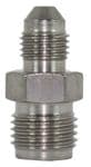-3 AN Male to 9/16 x 20 Male ENS Steel Straight Adaptor - 348-03-03