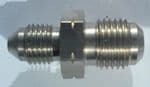 -3 AN Male to M12 x 1.50mm Male Convex Seat Stainless Steel adaptor 346-03-M12x1.5CV-J