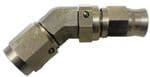 -3 AN Stainless Steel 45 deg Teflon Hose End 202-03-J