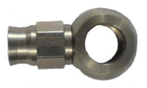 -3 AN Stainless Steel Banjo Teflon Hose End 210-03S-J - Speedflow