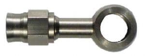 -3 AN Stainless Steel Straight Banjo Teflon Hose End 210-03-J - Speedflow