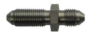 -3 AN Stainless Steel Straight Bulkhead 320-03S-J - Speedflow