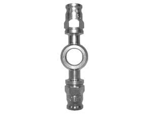 -3 AN to 10mm Eye ENS Straight Double Banjo Hose End - # 210-03-03 - Speedflow