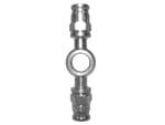 -3 AN to 10mm Eye ENS Straight Double Banjo Hose End - # 210-03-03