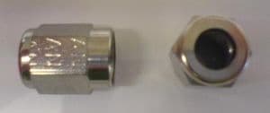 -3 AN Tube Nut Stainless Steel - # 818-03-J - Speedflow