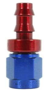 -4 AN straight push on hose end #401-04