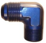 -4 AN to 1/4 NPT 90 deg Forged Elbow - #822-04-04