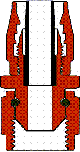 -8 AN hose to 1/2" BSP thread #101-08-BSP