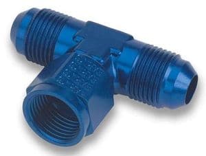 -8 AN Tee with Swivel Female Branch - #925-08 - Speedflow