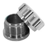 1" Weld On Steel Filler Neck & Aluminium Cap - 460-16S