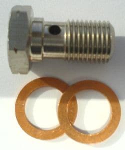 10mm x 1.00mm Stainless Steel Banjo Bolt 306-03-J - Speedflow