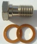 10mm x 1.25mm Stainless Steel Banjo Bolt 306-07-J