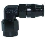 12mm x 1.5mm Female to -3 AN Teflon 90 deg hose end 271-03-D