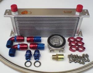 Engine oil cooler kit with Mocal & Speedflow parts - Speedflow