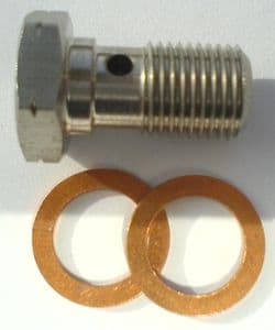 M10 x 1.00mm Single Banjo Bolt 2000-16031-J