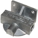 Mocal Remote Oil Filter Head, Left to Right, 3/4 UNF filter thread - 572-RFH1E