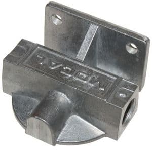 Mocal Remote Oil Filter Head, Left to Right, 3/4 UNF filter thread - 572-RFH1E
