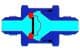 One Way Check Valve -8 AN Male - 610-08 - Speedflow