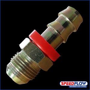 Steel Oil Hose Fitting AN / JIC Male Straight - Speedflow